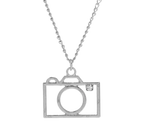 Silver Camera Necklace